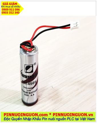 Sunmoon ER14505 (Zắc PH2.0-2P), Pin nuôi nguồn PLC Sunmoon ER14505 lithium 3.6v AA 2600mAh chính hãng